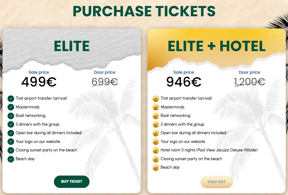 AWSummit Thailand 2025: Koh Chang Business Retreat 6 AWSummit Thailand Ticket Price