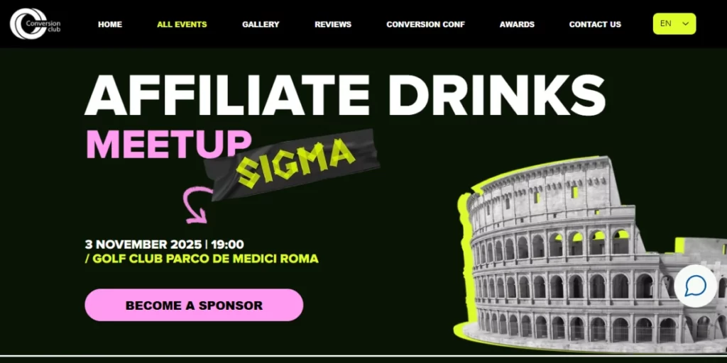 Affiliate Drinks Meetup Rome 2025 Your Ultimate Networking Escape During SIGMA 16 Affiliate Drinks Meetup Rome