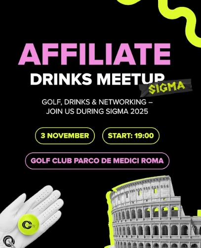 Affiliate Drinks Meetup Rome 2025 Your Ultimate Networking Escape During SIGMA 4 Conversion Club-Golf-Meetup-Rome