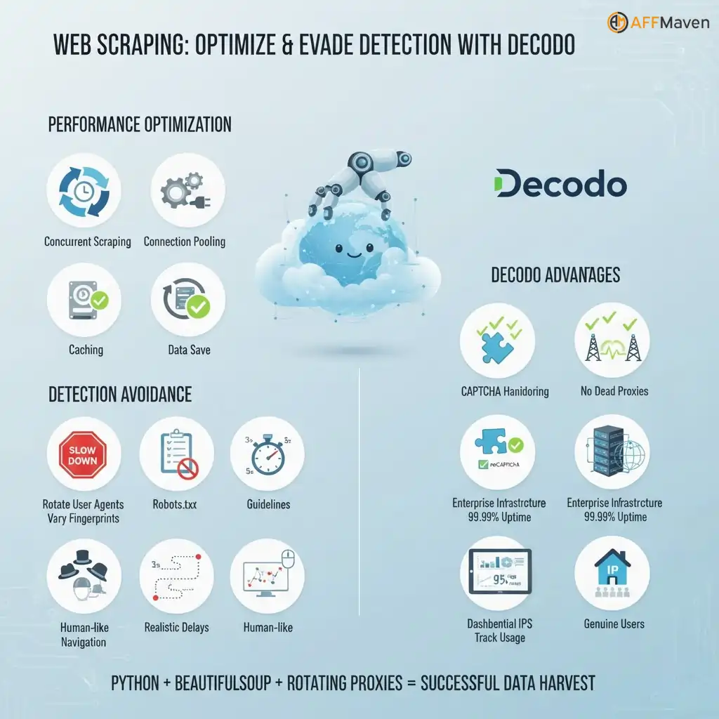 A Guide to Web Scraping in Python with Proxy Rotation 3 Web Scraping Optimization and Practices