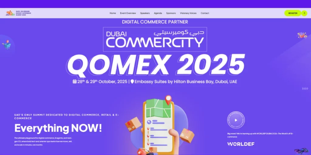 QOMEX Summit 2025: Key Event for Quick Commerce in Dubai 14 QOMEX Summit