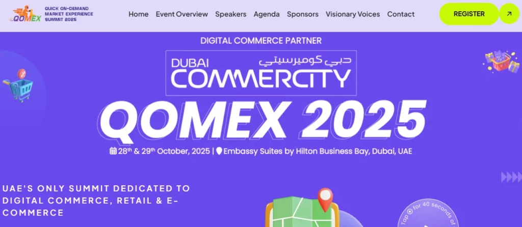 QOMEX Summit 2025: Key Event for Quick Commerce in Dubai 1 QOMEX Summit 2025
