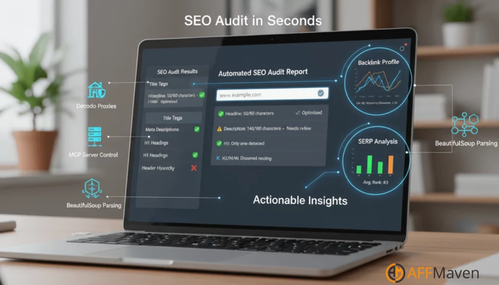 How to Build an Autonomous SEO Agent with MCP & Web Scraping 5 SEO Audit