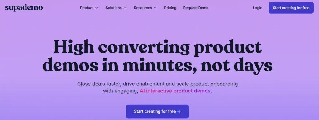 Top 6 Tools for Creating Effective SaaS Product Demos in 2026 9 Supademo