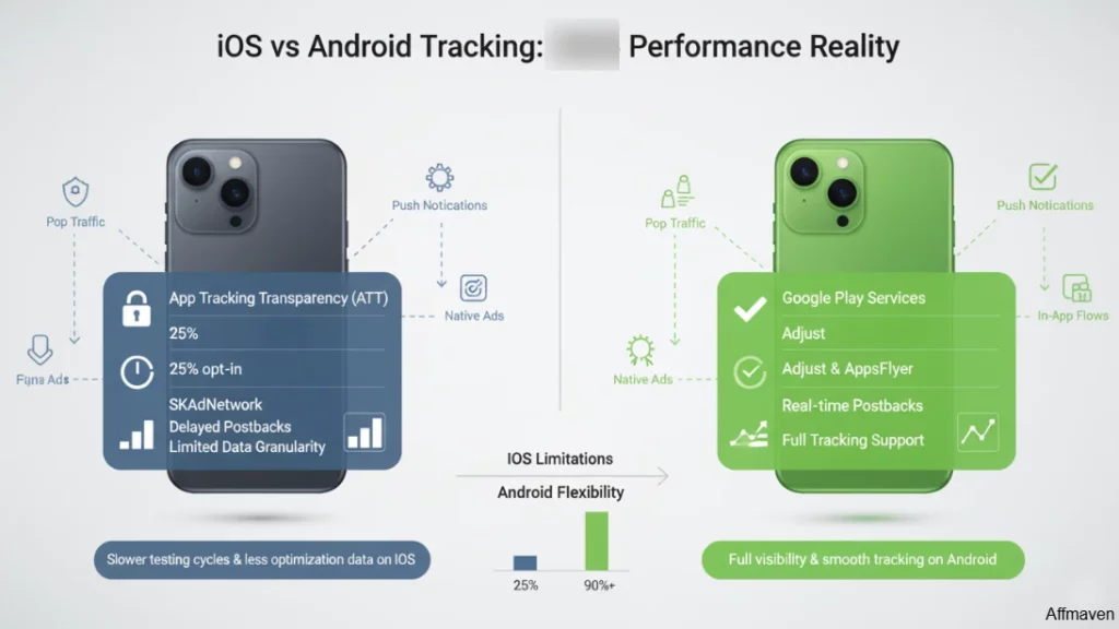 Android vs. iOS: Affiliate Marketing Profit Guide (2026) 3 Android Vs Performance Tracking