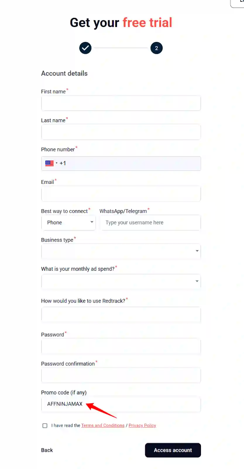 RedTrack Black Friday Deal 2025 → Save 30% on All Plans 9 Apply your RedTrack coupon code