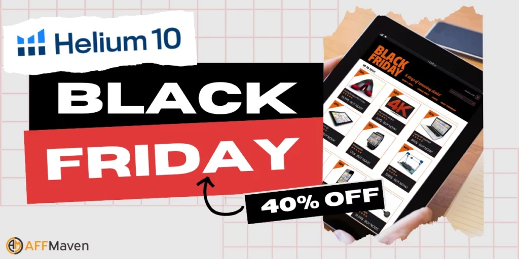 Helium 10 Black Friday 2025: 40% KORTING op Platinum gedurende 12 maanden! 1 Helium 10 Black Friday-deal