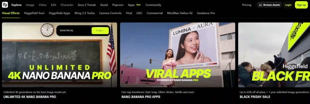Higgsfield Black Friday Deal 2025: Unlimited 4K Nano Pro 5 Higgsfield