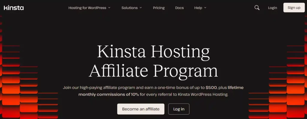 12+ Best WordPress Affiliate Programs for Bloggers 2026 4 Kinsta Affiliate Program