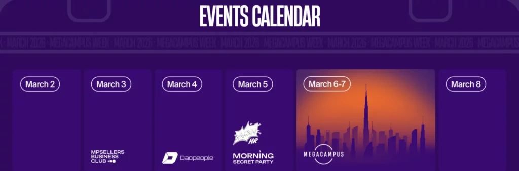 Megacampus Summit 2026 Dubai: Dates, Tickets & Speaker Lineup 7 Megacampus Summit Dubai 2026 event