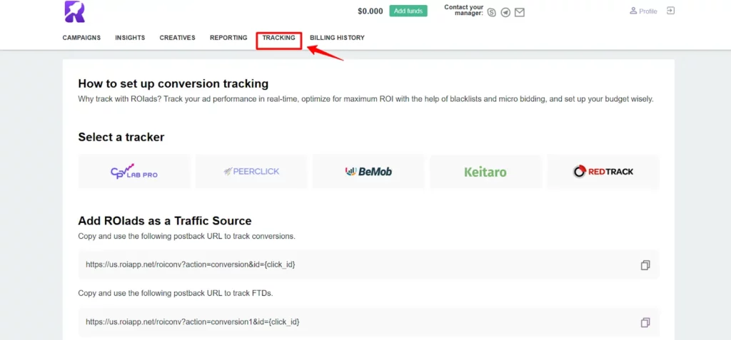 RoiAds Review (2026): Best Push & Pop Traffic Network Revealed? 13 ROIAds Tracking
