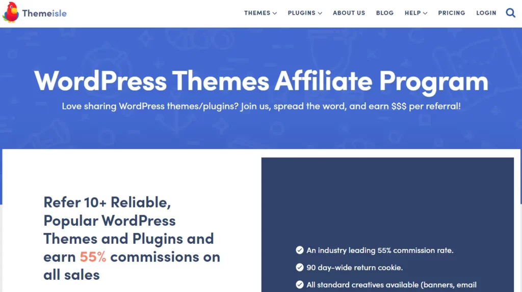 12+ Best WordPress Affiliate Programs for Bloggers 2026 11 ThemeIsle Affiliate Program