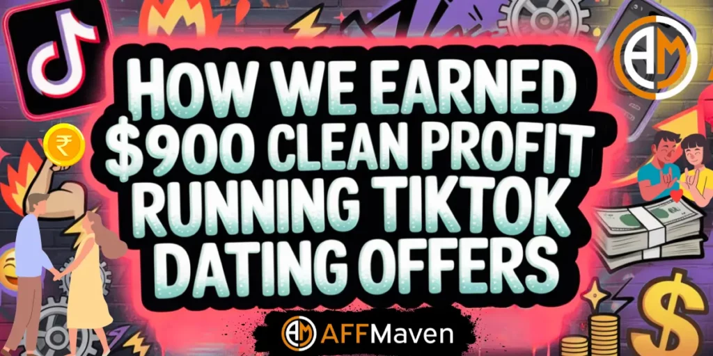 TikTok Dating Offers Case Study: $900 Profit Blueprint 1 Tiktok Dating Offers