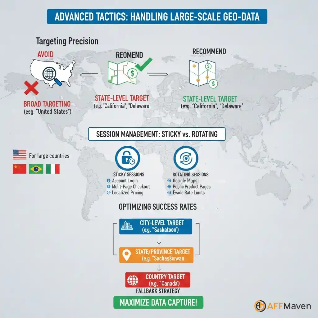 Посібник зі збору геотаргетингових даних: Як збирати локальні дані (2026) 6 Стратегії управління великомасштабними геолокаційними даними