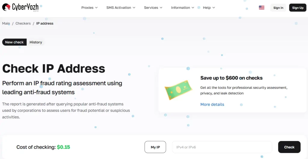 Recensione di CyberYozh 2026: proxy mobili e funzionalità anti-rilevamento 7 Punteggio di frode CyberYozh