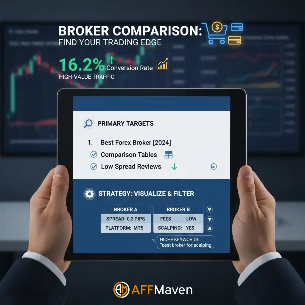 Forex SEO 2026: Effective Keyword Clusters for Affiliate Sites 3 Forex Broker Comparison