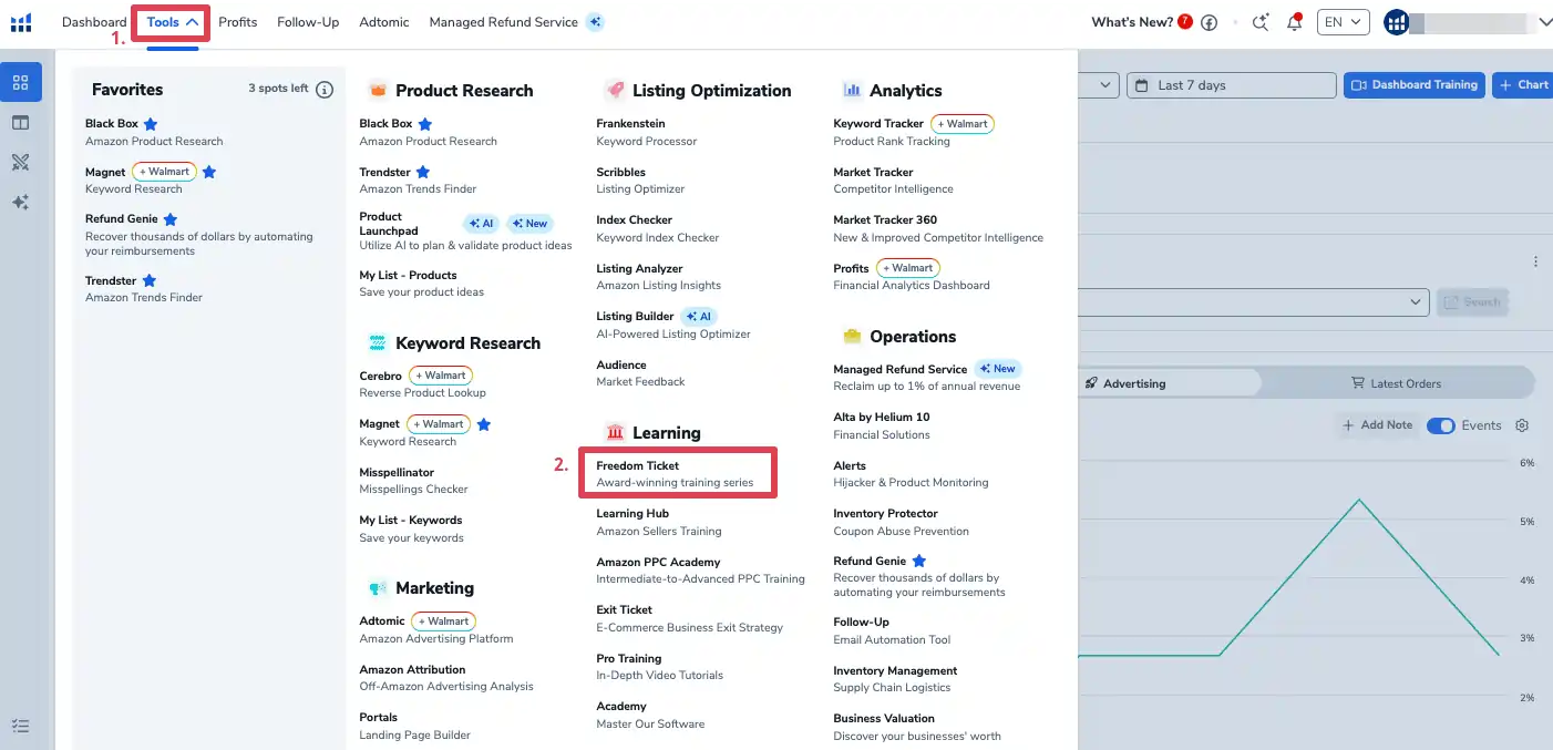 Helium 10 Freedom Ticket Review 2026: Inside The 8-Week Module 5 Helium 10 Tools