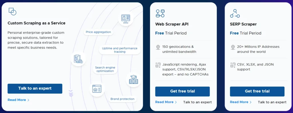 Infatica Review 2026: Ethiek, uptime en ROI van scrapers 5 Infatica-schraapproducten