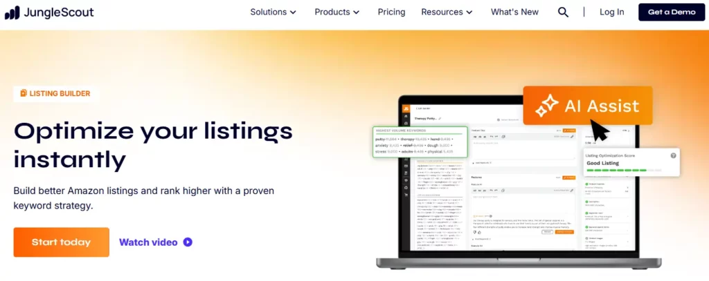 Jungle Scout المراجعة والتسعير: أفضل أداة FBA لعام ٢٠٢٥؟ ١ Jungle Scout منشئ القائمة