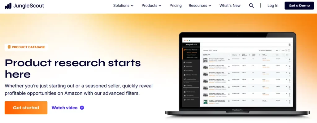 Jungle Scout المراجعة والتسعير: أفضل أداة FBA لعام ٢٠٢٥؟ ١ Jungle Scout قاعدة بيانات المنتج