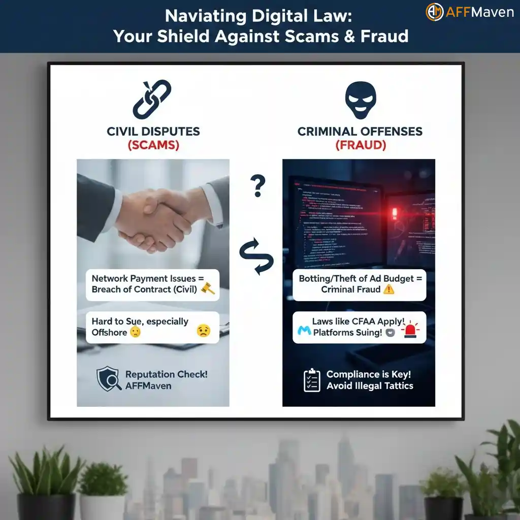 Scam vs. Fraud in Traffic Arbitrage: A 2026 Prevention Guide 6 Legal Landscape for affiliate scams and frauds