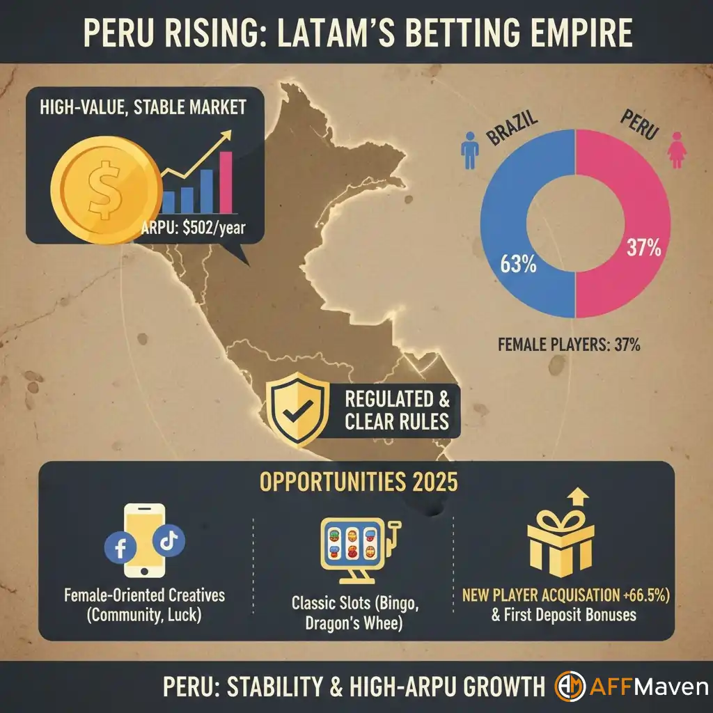 Shadow GEOs 2026: Tier-3 Affiliate Marketing Strategy Guide 5 Peru online sports betting % gaming market