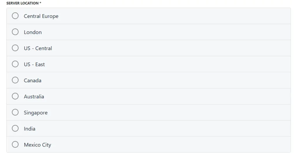 Verpex Review 2026: Speed, Uptime & Pros Revealed 11 Select Server Location in Verpex