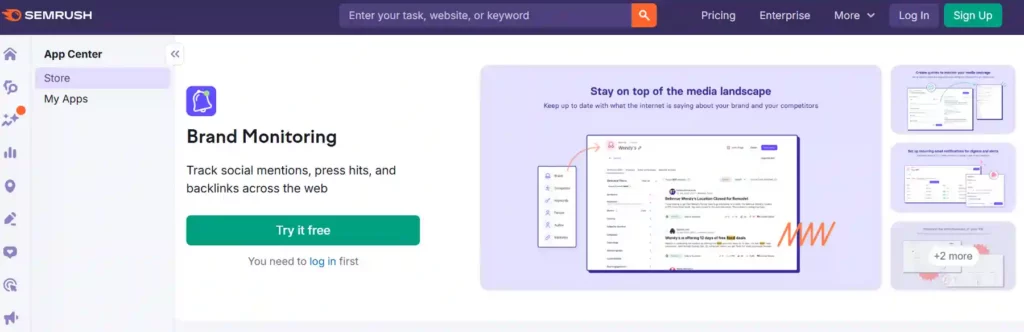 Пошук на основі штучного інтелекту для B2B: як оптимізувати для ChatGPT та Google 2 Згадки про бренд Semrush