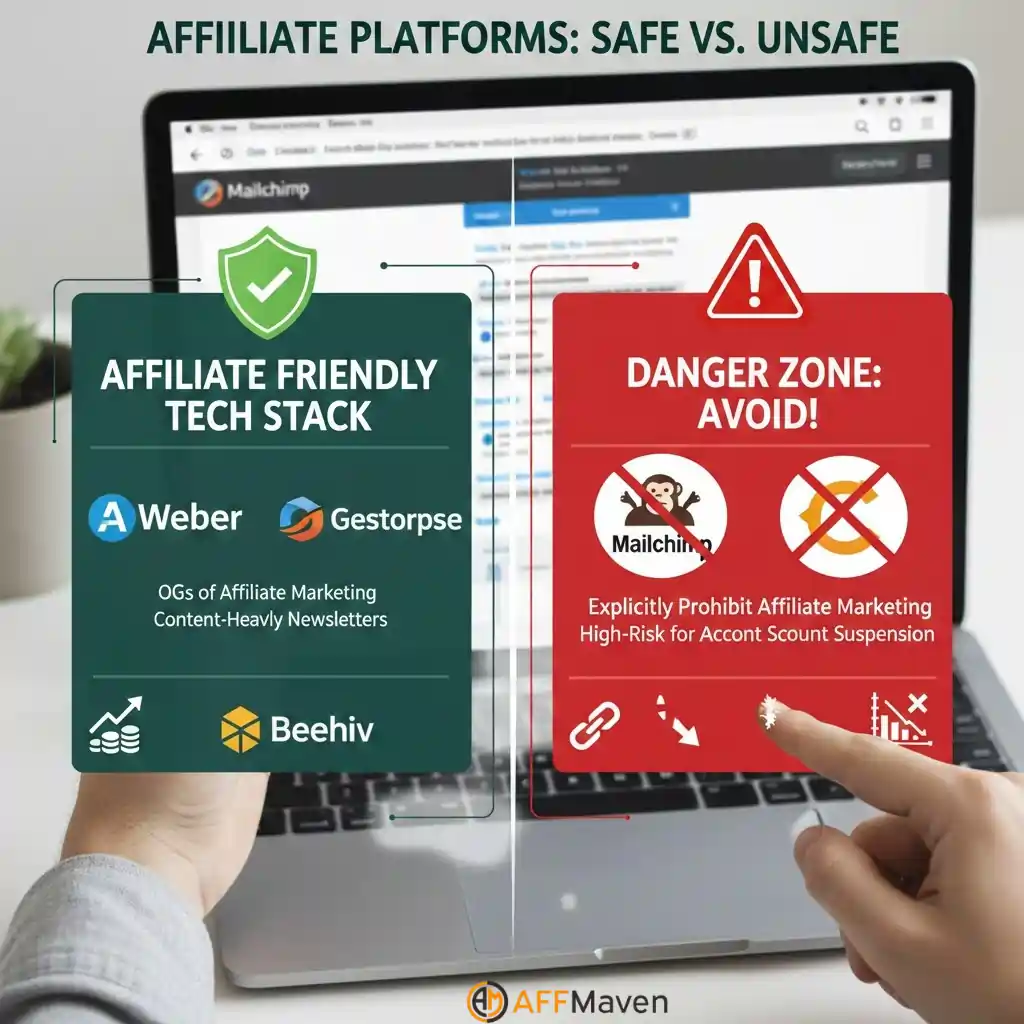 Email List Building for Affiliates: A Practical Blueprint (2026) 3 Affiliate Platforms That Are Safe and Unsafe for Newsletter