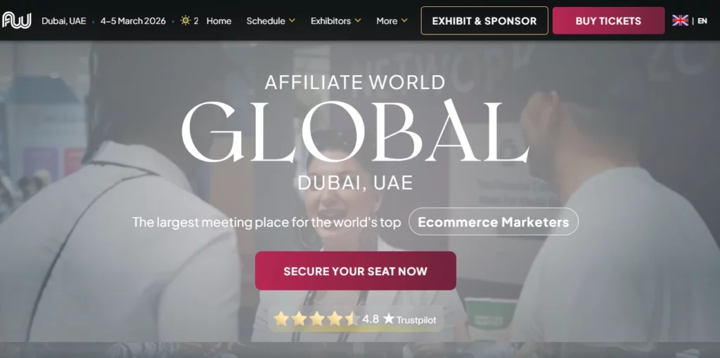 Affiliate World Dubai 2026: Why You MUST Be There (Top Secrets) 11 Affiliate World Global - Dubai 2026