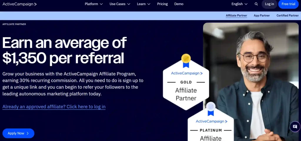 26 Best Recurring Affiliate Programs for SaaS Bloggers 2026 8 ActiveCampaign Affiliate Program