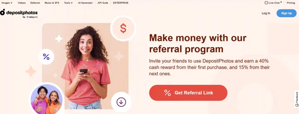 26 Best Recurring Affiliate Programs for SaaS Bloggers 2026 22 Depositphotos Affiliate Program