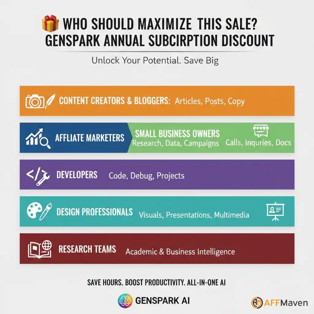 Oferta de Año Nuevo de Genspark: ¡$1000 de descuento que no te puedes perder! 🔥 10 Descuento en la suscripción anual de Genspark para varios tipos de usuarios