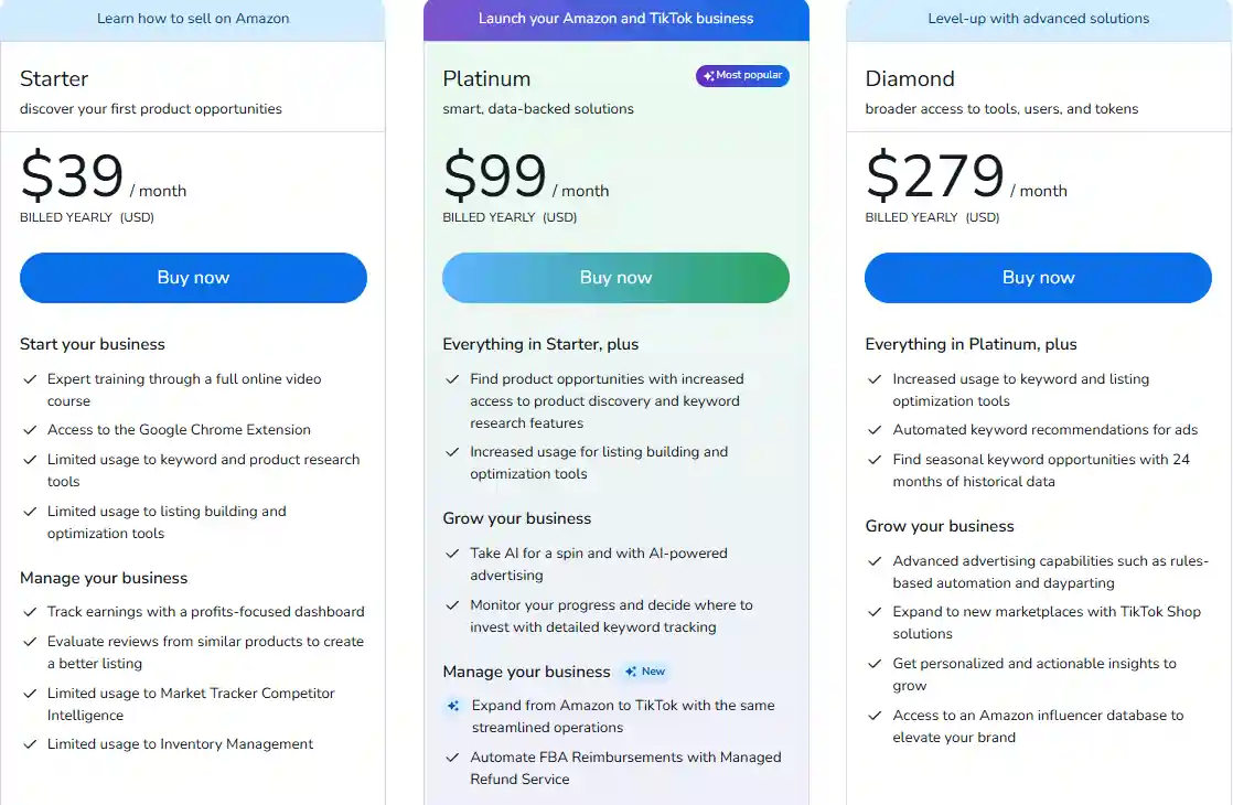 Helium 10 for Walmart Sellers 2026: Rank #1 Fast in 2026! 6 Helium 10 Pricing Plans
