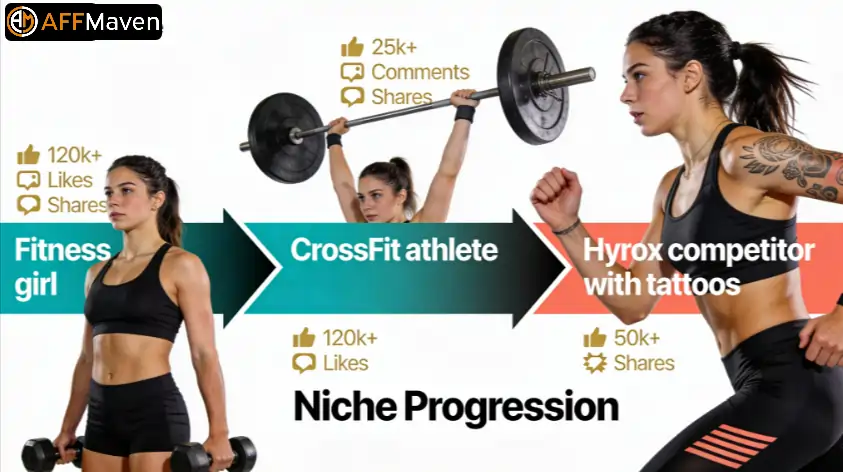 Hoe kies je een winstgevende niche voor AI-influencers in 2026? Niche-progressie in fitnesstargeting