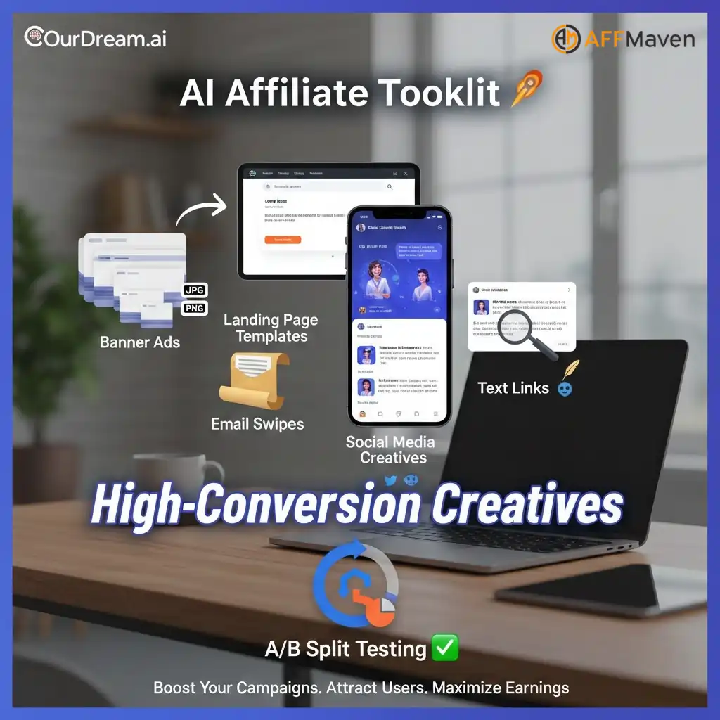 OurDream.ai Affiliate Program Review: Full Breakdown (2026) 14 OurDream.ai Marketing Materials