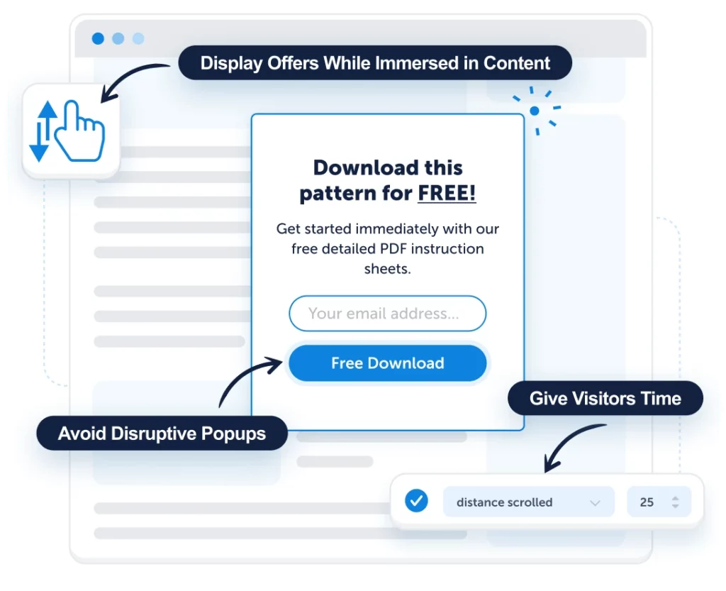 Affiliate Спливаюче керівництво: Максимізація конверсій у 2026 році 3 Спливаючі вікна, що активуються прокручуванням, залучають читачів на оптимальній глибині сторінки