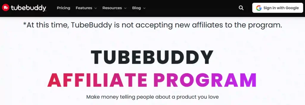 26 Best Recurring Affiliate Programs for SaaS Bloggers 2026 28 TubeBuddy Affiliate Program