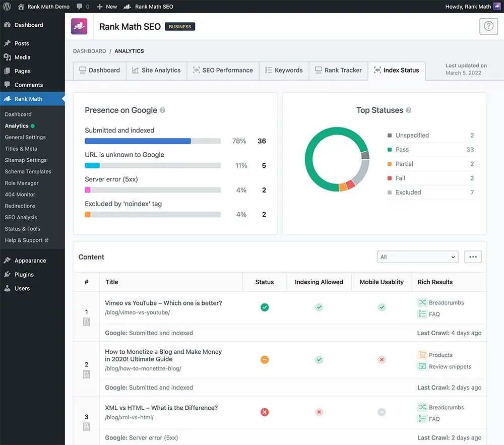 How to Build a Niche Affiliate Website from Scratch (2026) 5 Configure RankMath for On-Page SEO