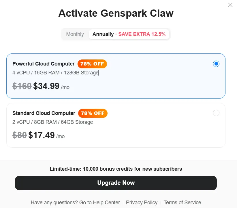 Genspark Claw Review 2026: AI Affiliate Employee Test 6 Genspark Claw Pricing Plans