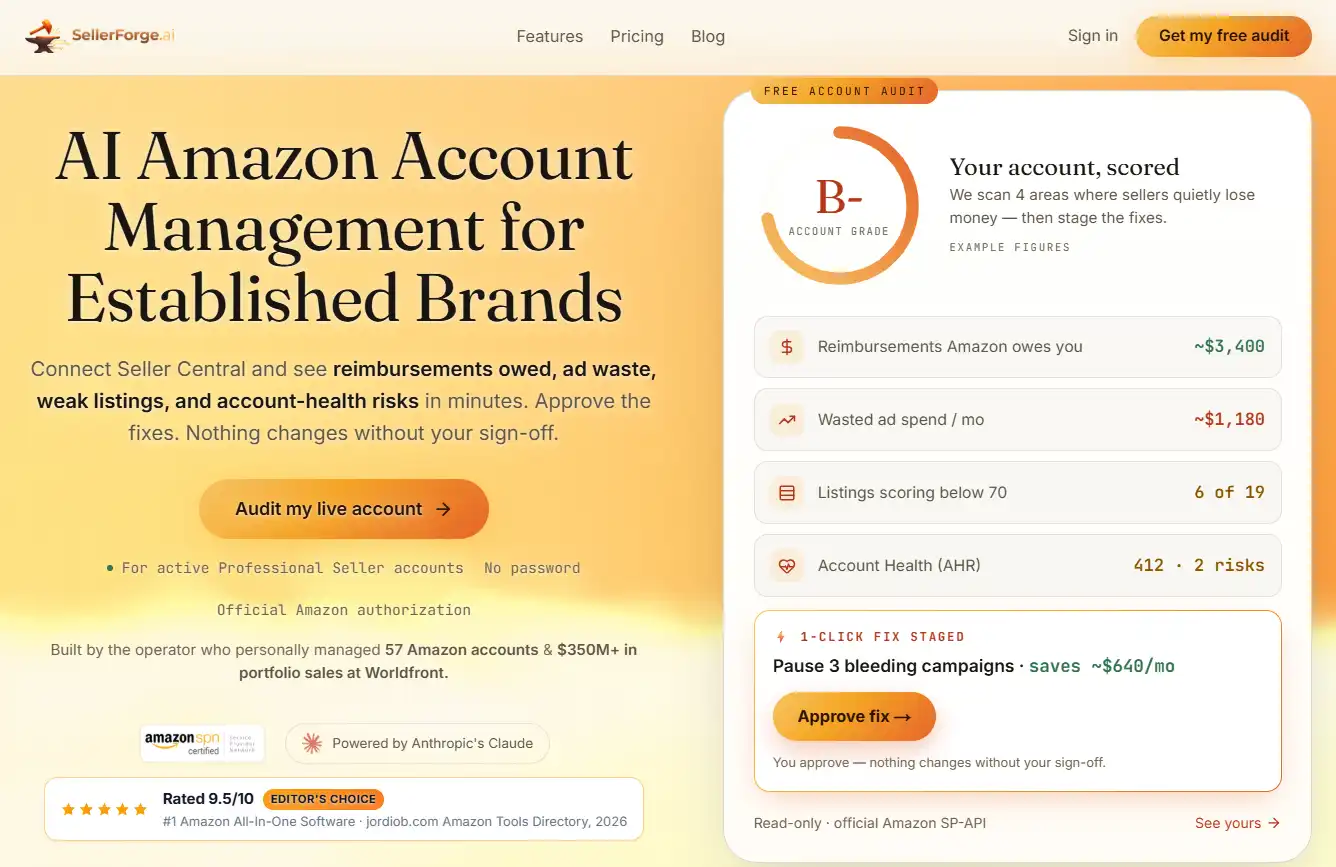 8 Migliore Jungle Scout Alternative per i venditori Amazon FBA (aggiornato al 2026) 11 Intelligenza artificiale di SellerForge