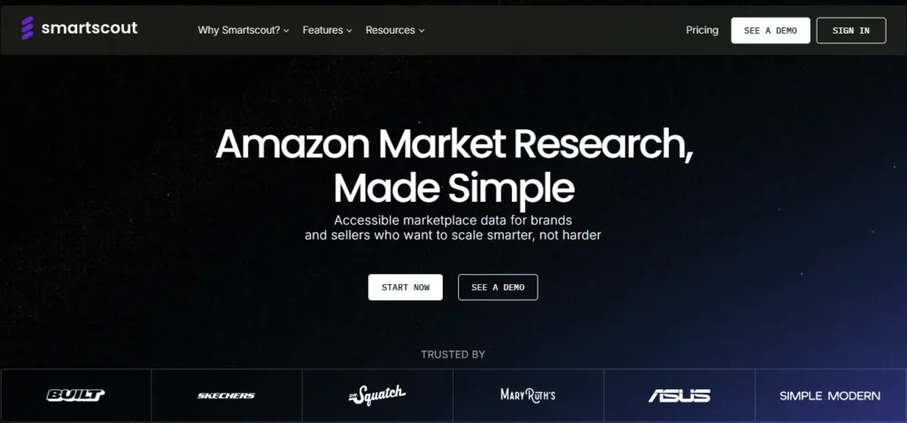 Top 11 des outils de recherche de produits Amazon en 2026 (avec avis) 3 SmartScout