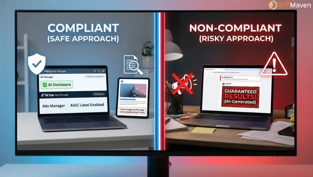 AI Disclosure in Affiliate Marketing: Rules, Risks, Steps 4 AI Compliance vs Account Risk