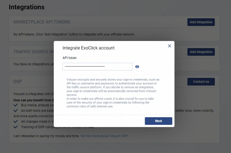 ExoClick Review 2026: Functies, prijzen en alle advertentieformaten 9 ExoClick is naadloos geïntegreerd met Voluum.