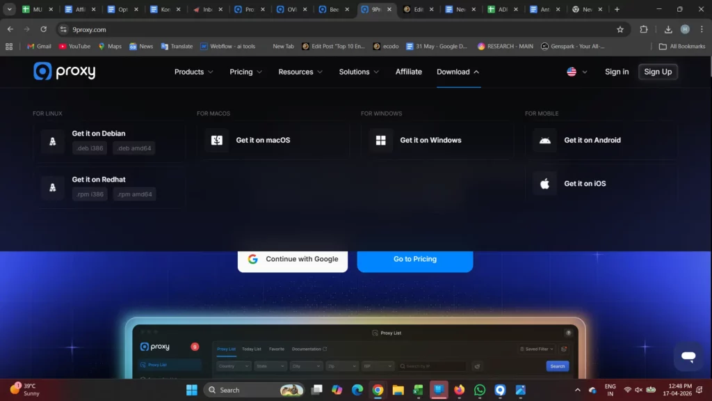 9مراجعة الوكيل 2026: كيف وفرت 50% من تكلفة شراء IP الخاص بي؟🤯 3 قم بتثبيت تطبيق 9Proxy