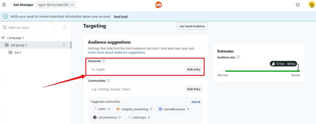 Reddit Ads for Affiliate Marketing: $1,000 Match Inside 5 Reddit Keyword Targeting