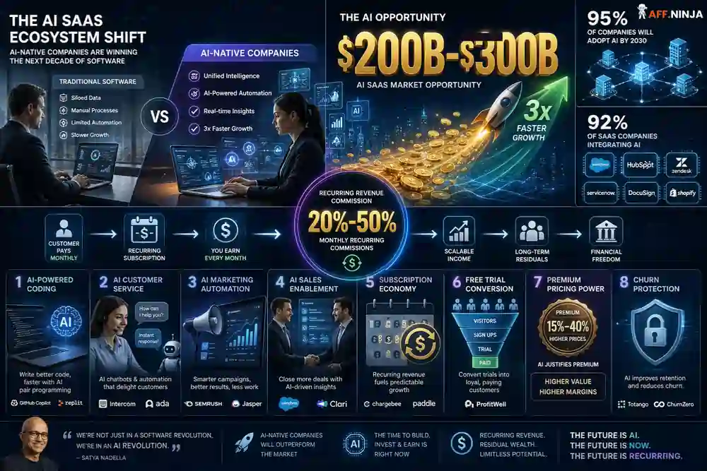 Los 6 mejores nichos para CPA Affiliate Marketing 2026 - Multiplica por 10 tu retorno de inversión 8 Herramientas SaaS de IA CPA Affiliate Nichos de marketing