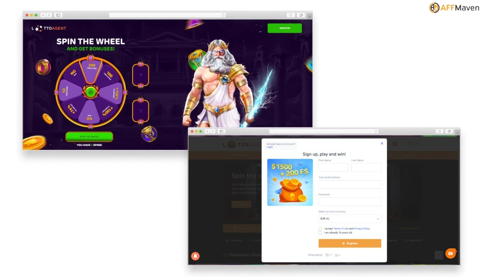 Análisis de RichAds: Formatos de anuncios, precios y segmentación explicados 8 Ejemplo de anuncios pop-under de RichAds