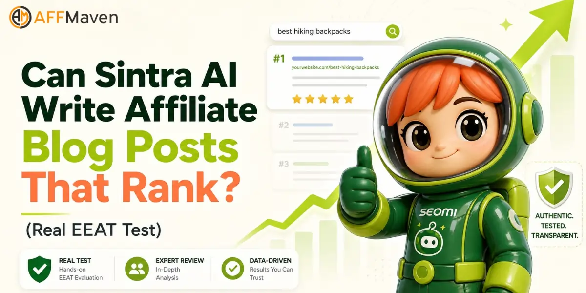 Can Sintra AI Write Affiliate Blog Posts That Rank? (Real EEAT Test) 1 Sintra AI For Affiliate Blog Posts Writing