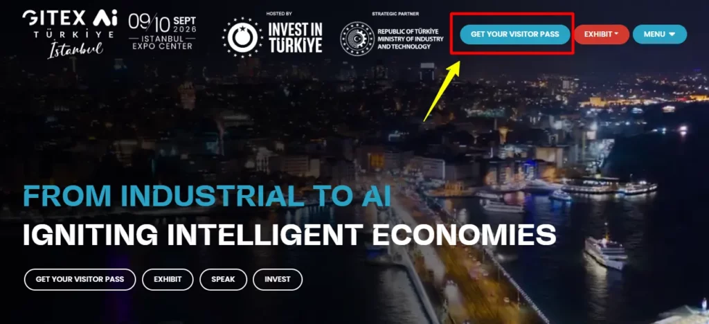 GITEX AI Türkiye Istanbul 2026 Dates Venue and Guide 3 Click To Pass Button GITEX AI Türkiye